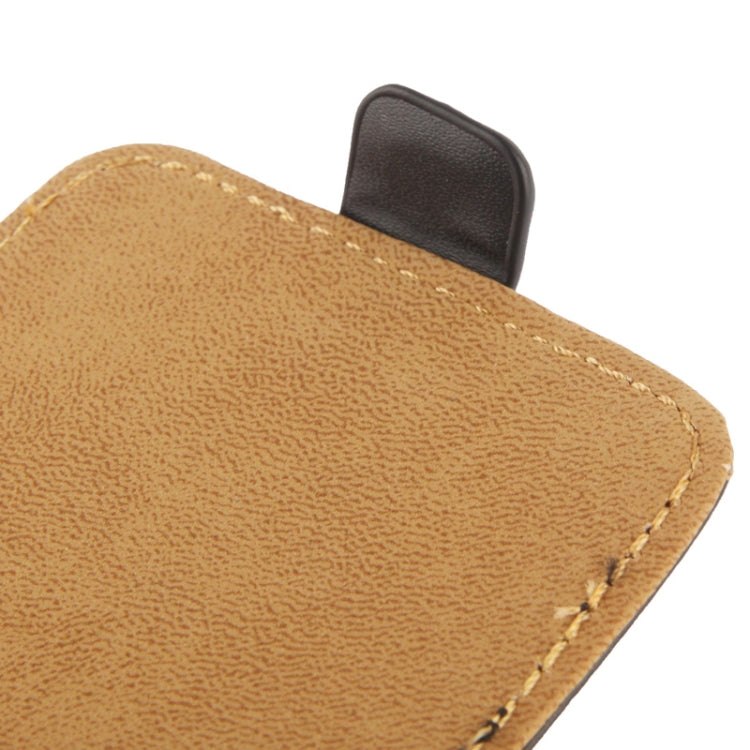 Vertical Flip Leather Case for Google Nexus 5 (Black)