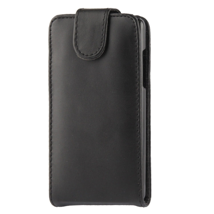 Vertical Flip Leather Case for HTC Desire 600 (Black)