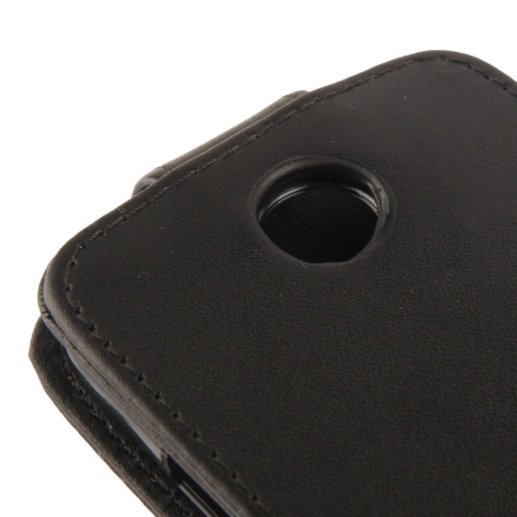 Vertical Flip Leather Case for HTC Desire 300 (Black)