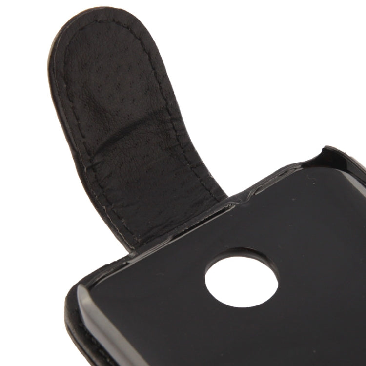 Vertical Flip Leather Case for HTC Desire 300 (Black)