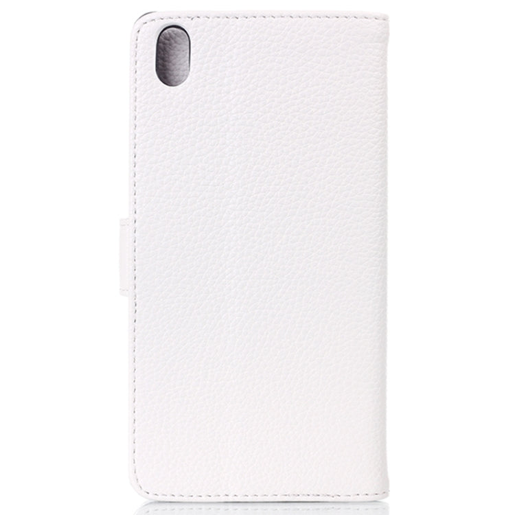 Litchi Texture Flip Leather Case with Card Slots & Holder for HTC Desire 816