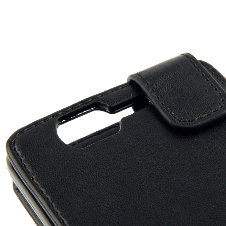 Vertical Flip Leather Case for Wiko Highway(Black)