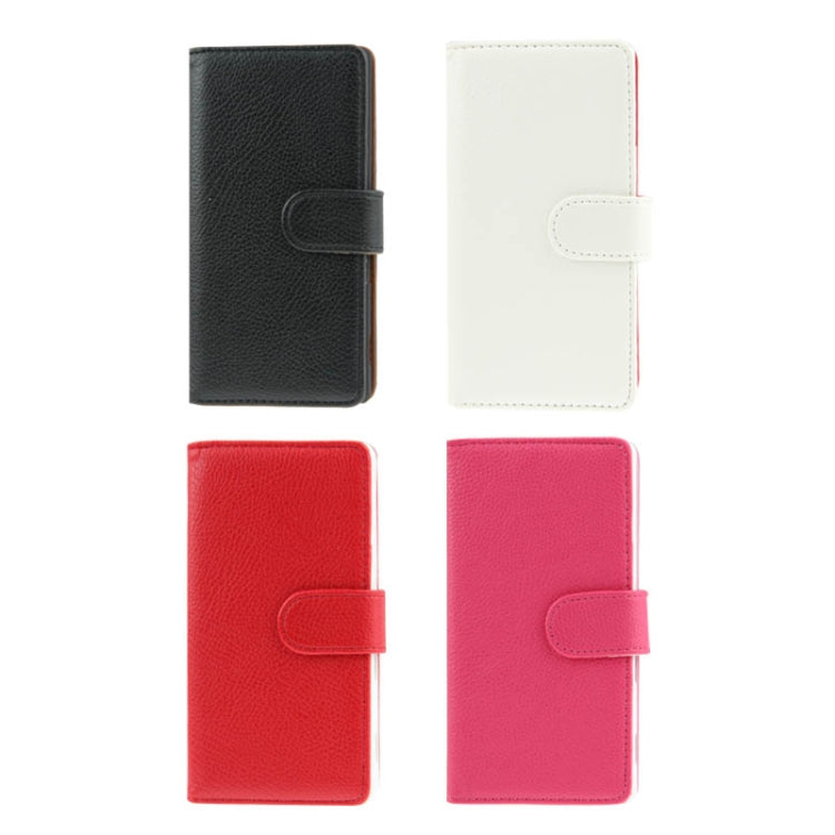 Litchi Texture Flip Leather Case with Card Slots & Holder for LG L90 / D405