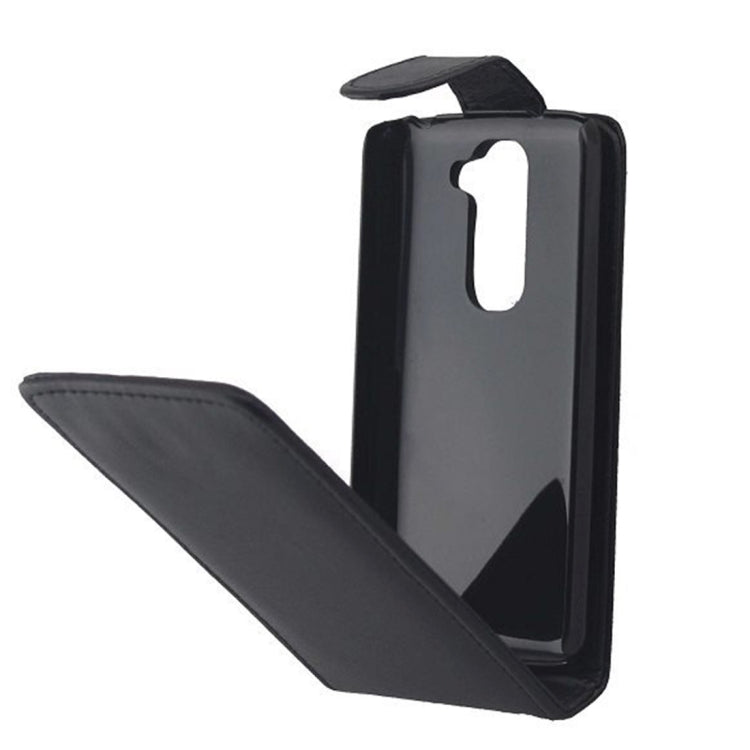 Vertical Flip Leather Case for LG G2 mini / D620(Black)