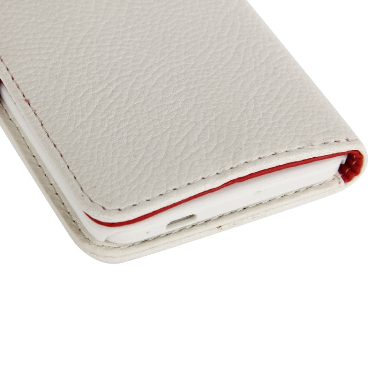 Litchi Texture Horizontal Flip Leather Case with Credit Card Slots & Holder for HTC One mini / M4