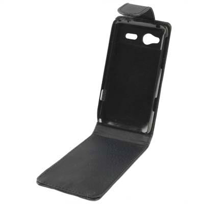 Leather Case for HTC C110e Radar(Black)