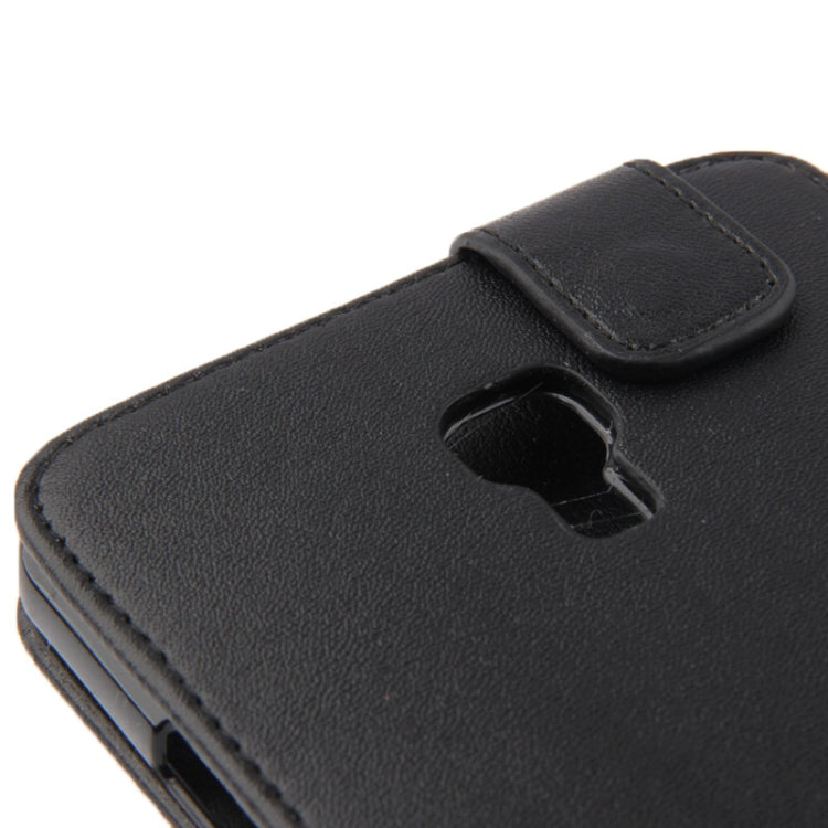 Vertical Flip Leather Case for Huawei Ascend Mate2 4G (Black)