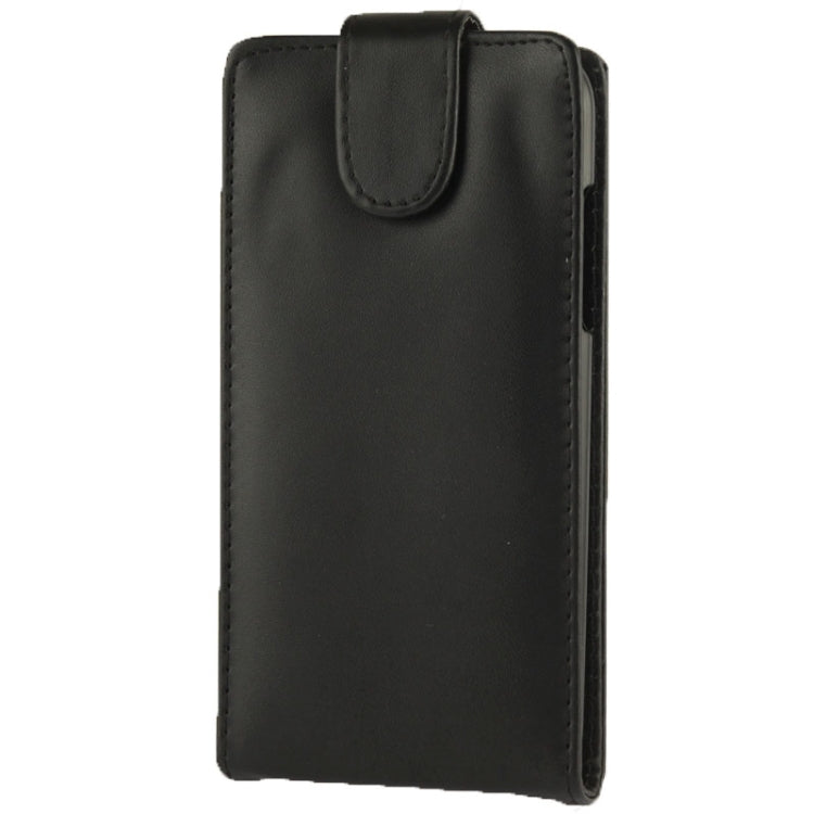 Vertical Flip Leather Case for HTC Desire 700 (Black)