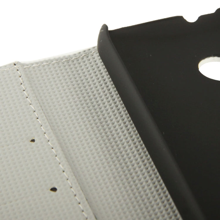 Zebra Pattern Leather Case with Credit Card Slots & Holder for Motorola G / XT937C / XT1028 / XT1031(Black)