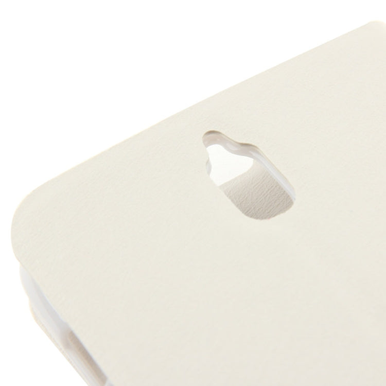 Hairline Texture Flip Leather Case with Credit Card Slots & Holder for Huawei G610