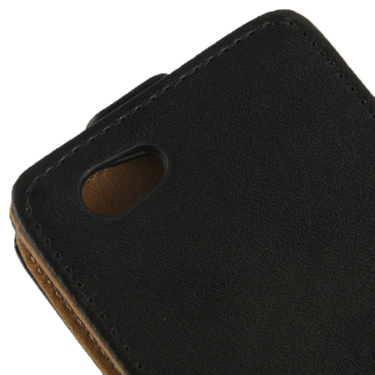 High Quality Vertical Flip Leather Case for Sony Xperia Z1 mini / M51w / D5503 / Xperia Z1 Compact (Black)
