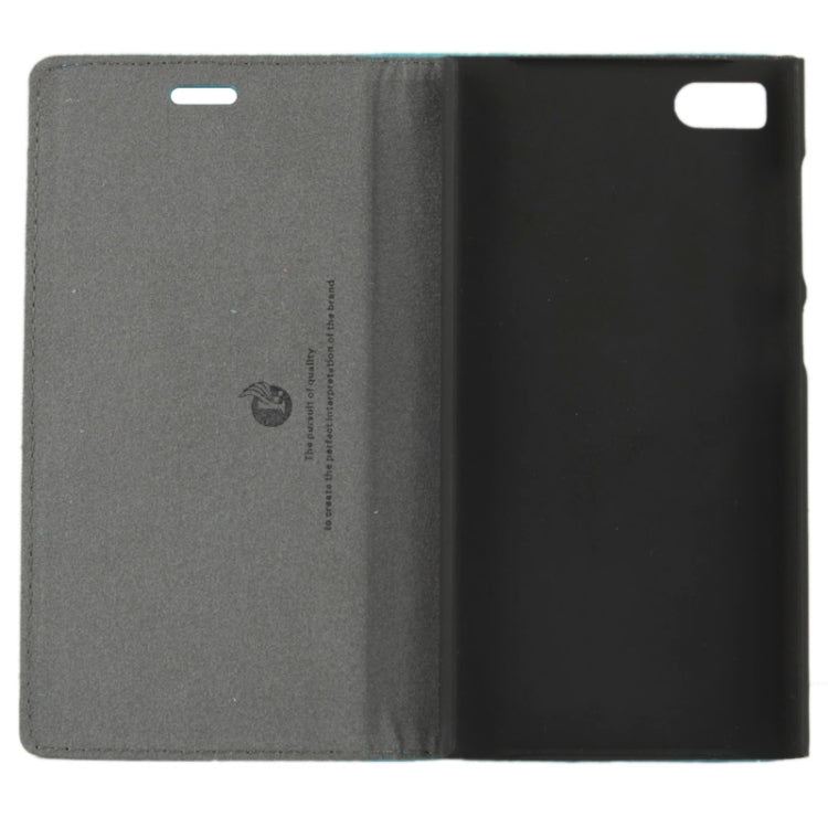 Litchi Texture Flip Top-grain Genuine Leather Case with Holder for Xiaomi MI3