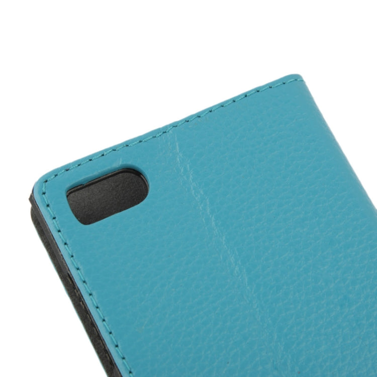 Litchi Texture Flip Top-grain Genuine Leather Case with Holder for Xiaomi MI3