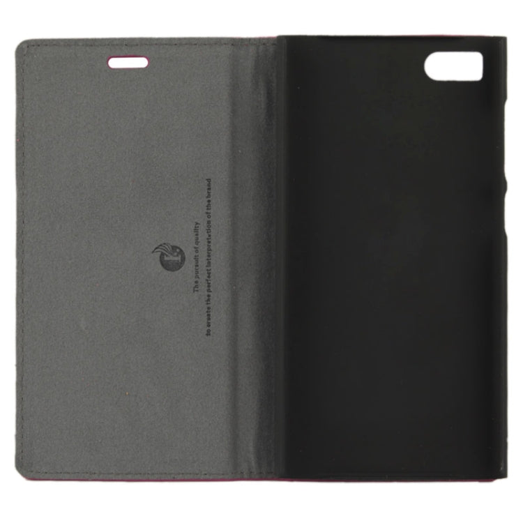 Litchi Texture Flip Top-grain Genuine Leather Case with Holder for Xiaomi MI3