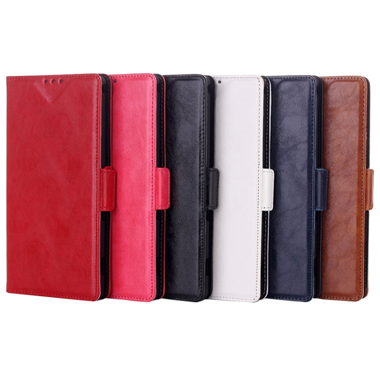 Oil Leather Case with Card Slot & Holder for Sony Xperia T2 Ultra / XM50h