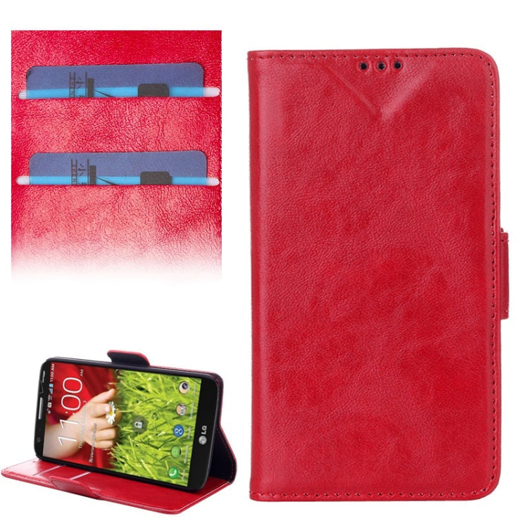 Oil Leather Case with Credit Card Slot & Holder for LG G2 mini
