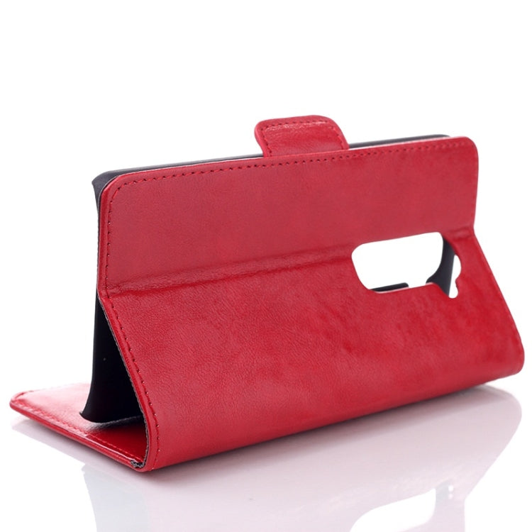 Oil Leather Case with Credit Card Slot & Holder for LG G2