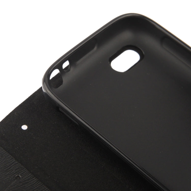 Nature Texture Horizontal Flip Leather Case with Holder & Credit Card Slo