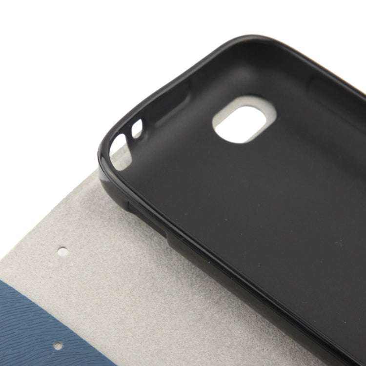 Nature Texture Horizontal Flip Leather Case with Holder & Credit Card Slo