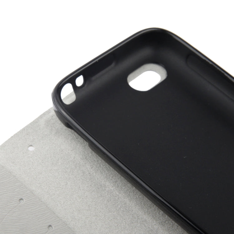 Nature Texture Horizontal Flip Leather Case with Holder & Credit Card Slo