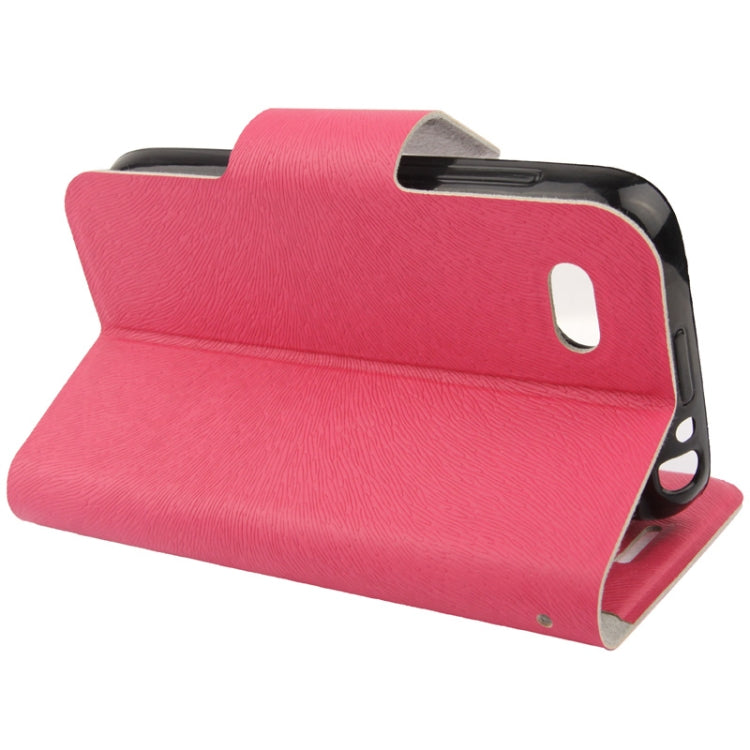 Nature Texture Horizontal Flip Leather Case with Holder & Credit Card Slo