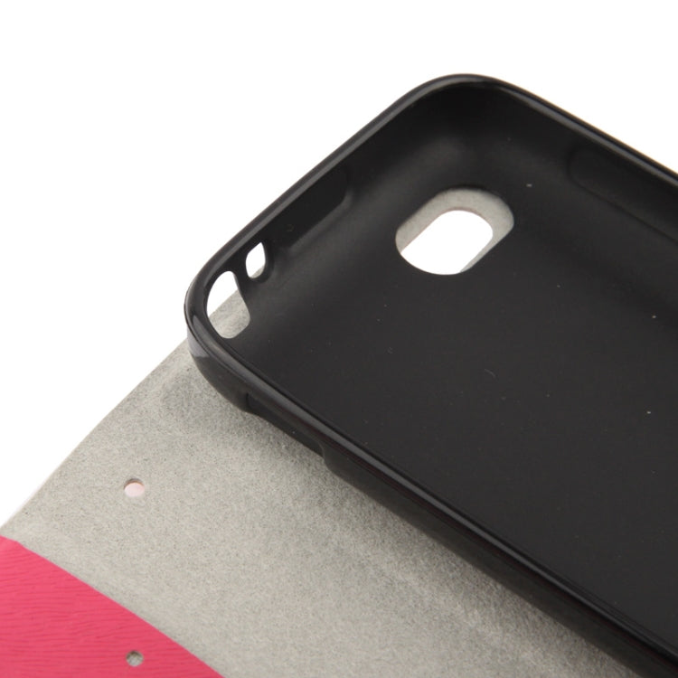 Nature Texture Horizontal Flip Leather Case with Holder & Credit Card Slo