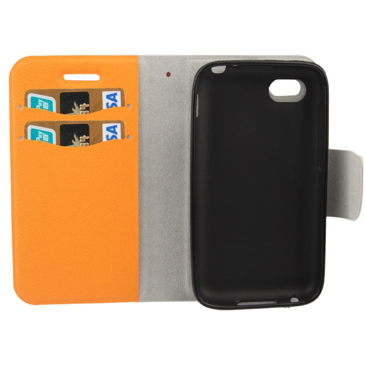 Nature Texture Horizontal Flip Leather Case with Holder & Credit Card Slo