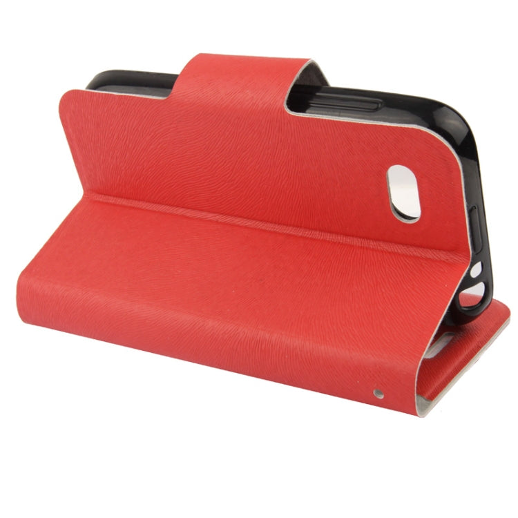 Nature Texture Horizontal Flip Leather Case with Holder & Credit Card Slo