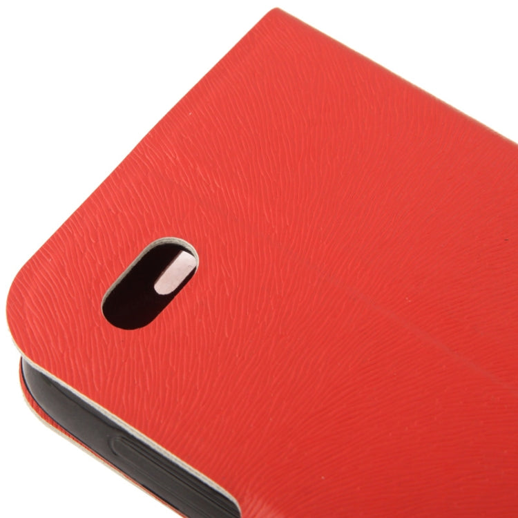 Nature Texture Horizontal Flip Leather Case with Holder & Credit Card Slo