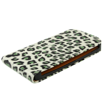 Leopard Texture Vertical Flip Leather Case for HTC One S / Z520e