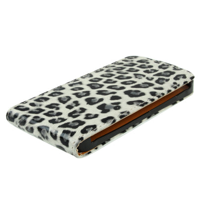 Leopard Texture Vertical Flip Leather Case for HTC One S / Z520e