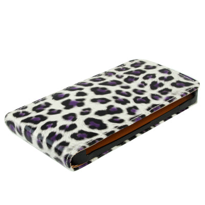 Leopard Texture Vertical Flip Leather Case for HTC One S / Z520e