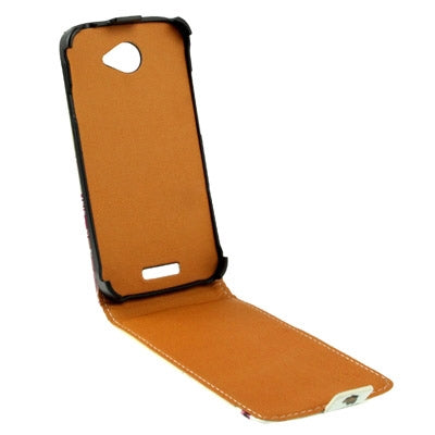 Fashion Pattern Vertical Flip Leather Case for HTC One S / Z520e