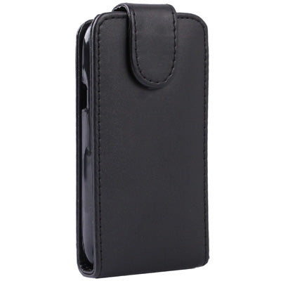 Vertical Flip Leather Case for HTC Desire X / T328e (Black)