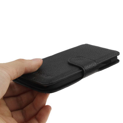 Litchi Texture Horizontal Flip Leather Case with Credit Card Slot & Holder for HTC One ST / 528T
