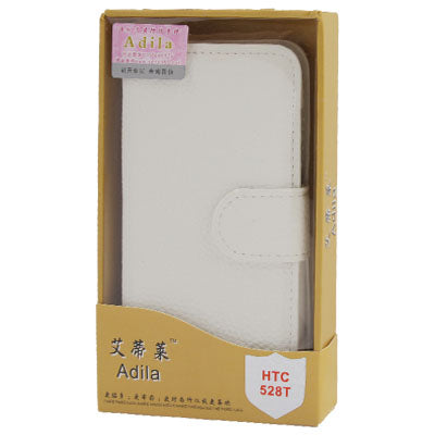 Litchi Texture Horizontal Flip Leather Case with Credit Card Slot & Holder for HTC One ST / 528T