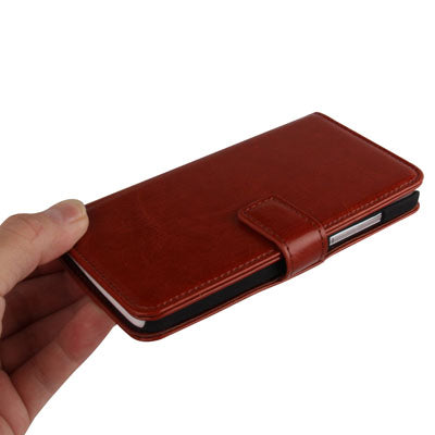 High Quality Horizontal Flip Leather Case with Credit Card Slots & Holder for HTC X920e / Butterfly