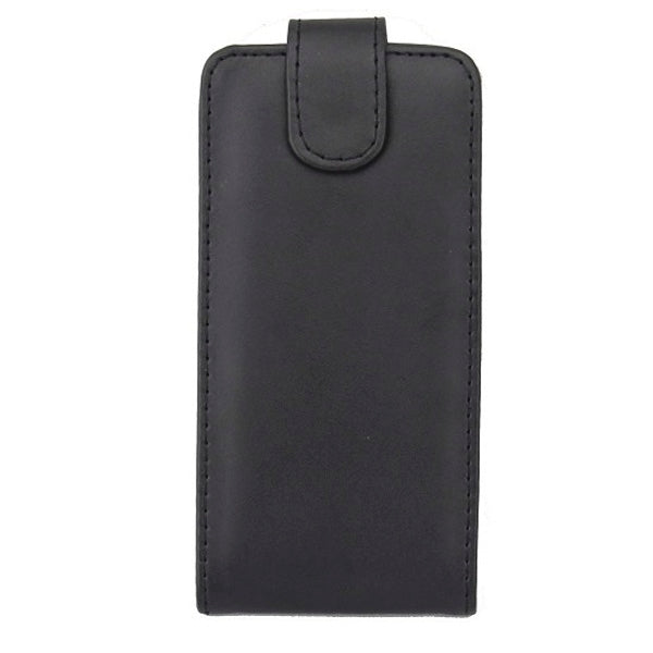 Vertical Flip Leather Case for HTC One / M7(Black)