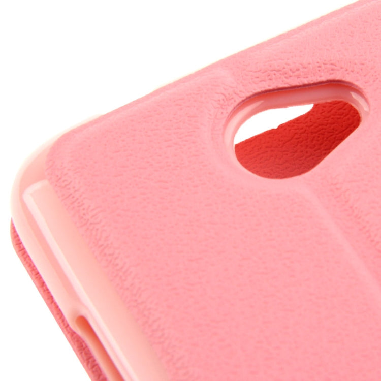 Pebble Texture Flip Leather Case with Call Display ID & Holder for HTC Desire 601 / 6160 / 619D