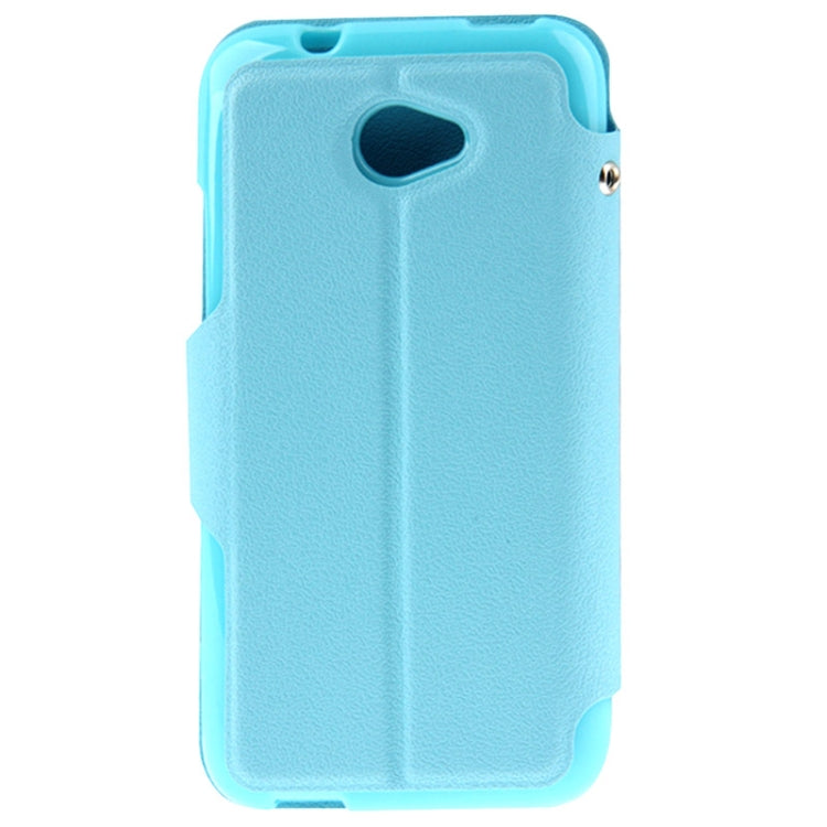 Pebble Texture Flip Leather Case with Call Display ID & Holder for HTC Desire 601 / 6160 / 619D