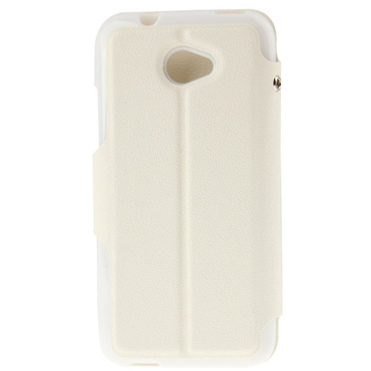 Pebble Texture Flip Leather Case with Call Display ID & Holder for HTC Desire 601 / 6160 / 619D