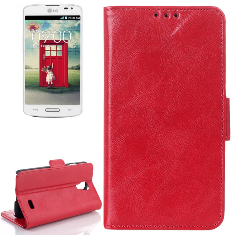 Oil Leather Case with Card Slot & Holder for LG F70 / D315