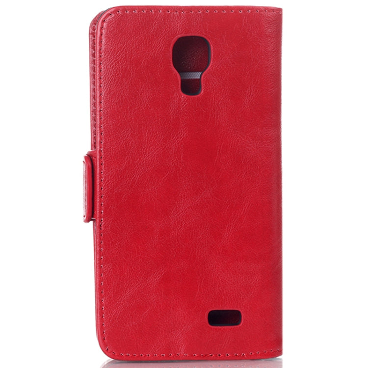 Oil Leather Case with Card Slot & Holder for LG F70 / D315