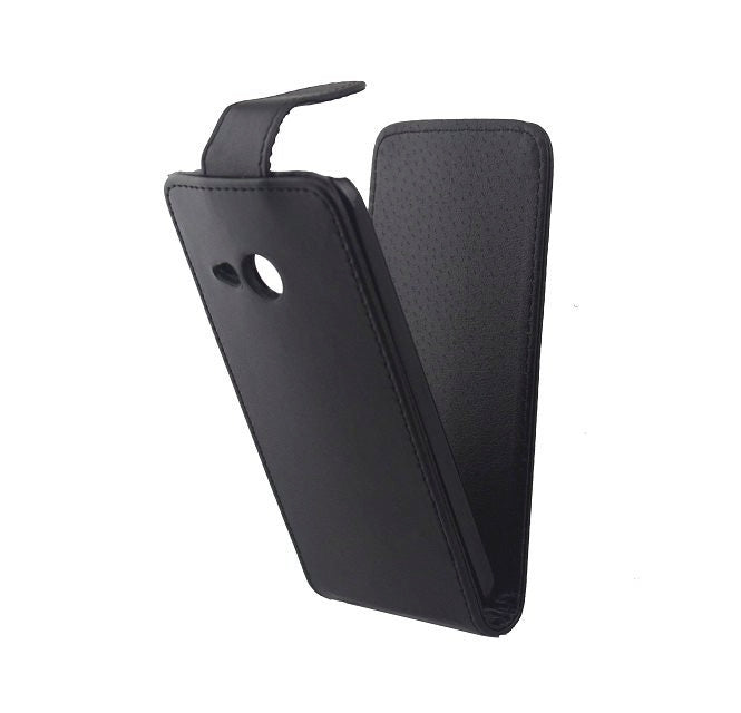 Vertical Flip Leather Case for HTC One Mini 2(Black)