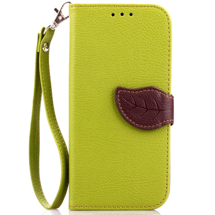 Leaf Magnetic Snap Litchi Texture Horizontal Flip Leather Case with Card Slots & Holder & Lanyard for HTC One M9