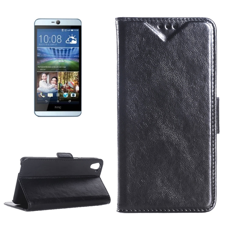 Crazy Horse Texture Horizontal Flip Leather Case with Card Slots & Holder for HTC Desire 826