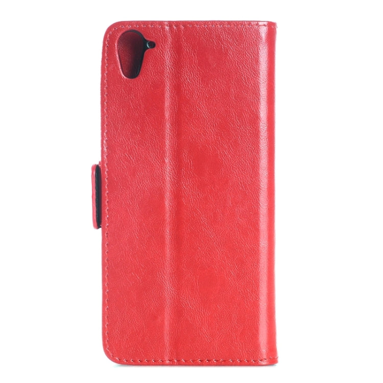Crazy Horse Texture Horizontal Flip Leather Case with Card Slots & Holder for HTC Desire 826