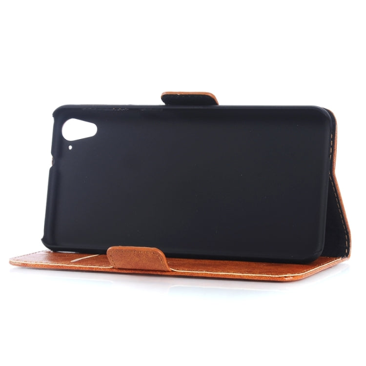 Crazy Horse Texture Horizontal Flip Leather Case with Card Slots & Holder for HTC Desire 826