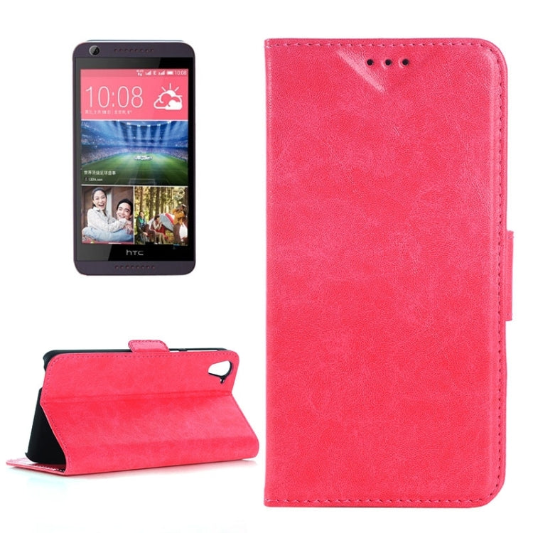 Crazy Horse Texture Horizontal Flip Leather Case with Card Slots & Holder for HTC Desire 626