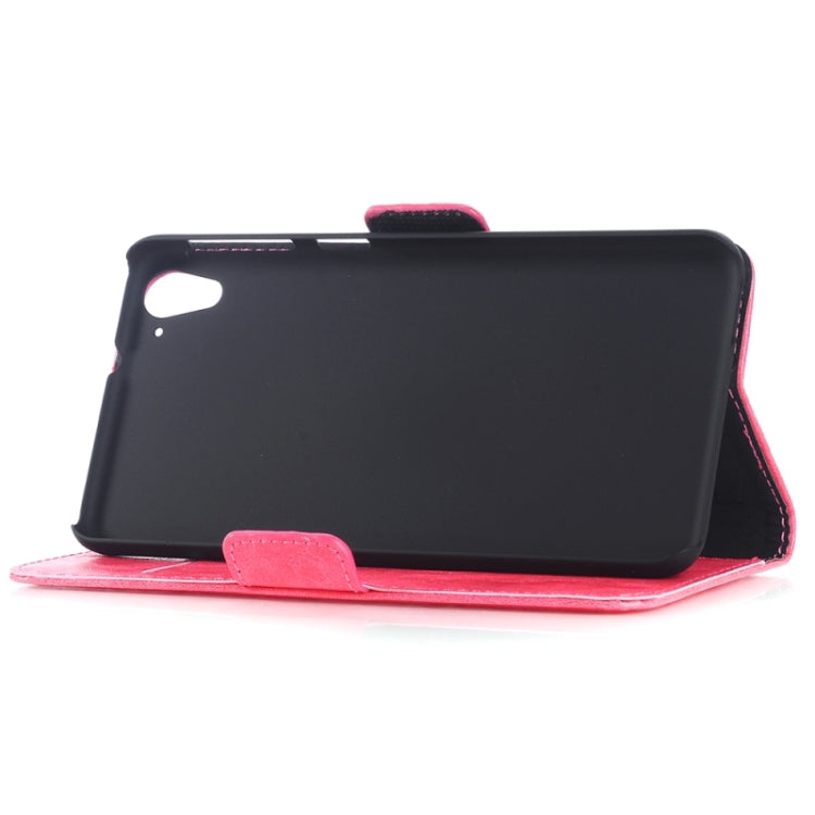 Crazy Horse Texture Horizontal Flip Leather Case with Card Slots & Holder for HTC Desire 626